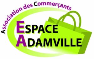 LOGO ESPACE ADAMVILLE, association des artisants et commerçants de saint maur