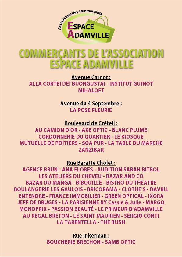 Adhérents de l'Association